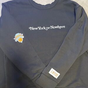 Black 'New York or Nowhere' NY KNICKS Sweater